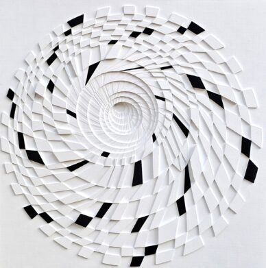 Go with the flow (90 x 90 cm)